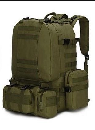 Тактичний похідний рюкзак на 56 л D3-GGL-401 Олива - зображення 2