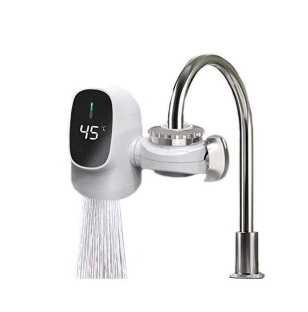 Проточный водонагреватель насадка на кран для кухни Water Heater c LCD дисплеем 3 кВт - изображение 1