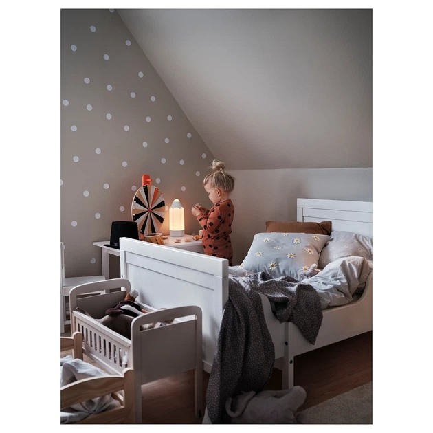 Раздвижная кровать с реечным дном IKEA СУНДВИК, белый, 80x200 см, 490.460.68 - изображение 9