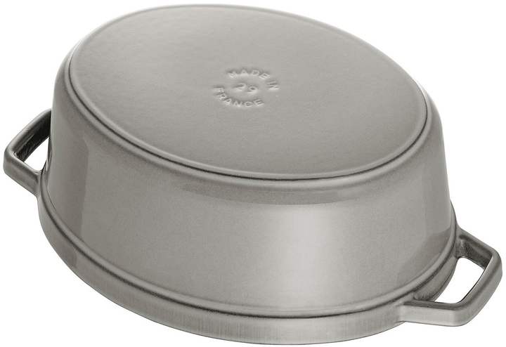 Garnek żeliwny Staub La Cocotte owalny Grafitowy 3.2 l (40500-276-0) - obraz 5