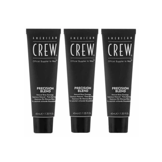 Чоловіча фарба для сивого волосся "Система маскування сивини American Crew Precision Blend Shades 2-3" - Фото 2 Чоловіча фарба для сивого волосся "Система маскування сивини American Crew Precision Blend Shades 2-3" - зображення 2