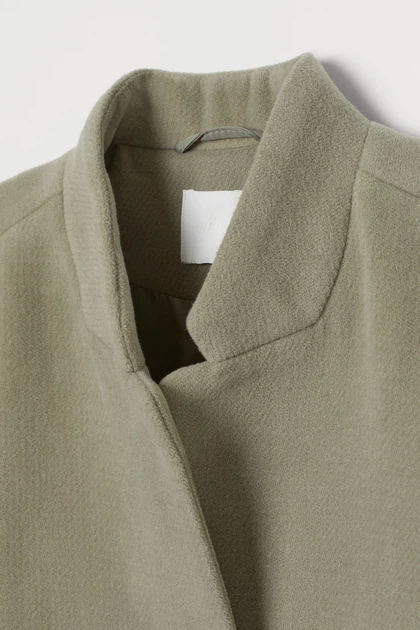 Пальто H&M 38 светло зеленый 8100050 - изображение 2