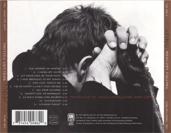 Mercury Falling［カセット］ STING – Mercury Falling (CD, вживані, EU) – фото, відгуки