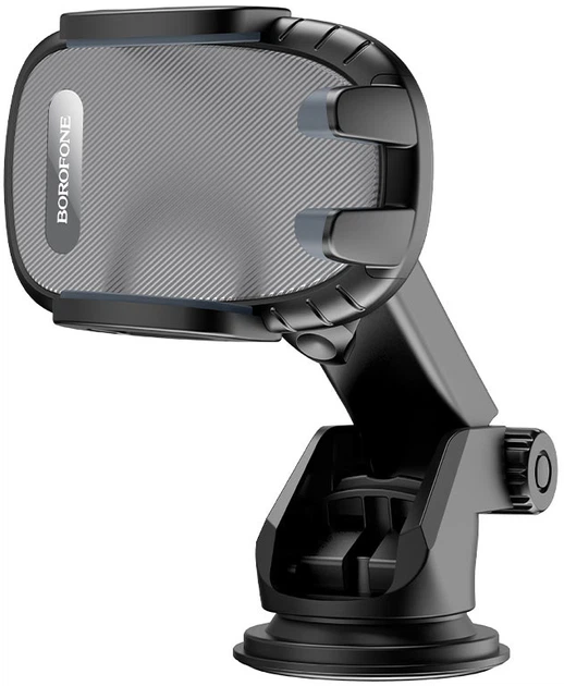 Автотримач для телефона Borofone BH53 Windy Center Console Car Holder Black/Gray (BH53B) - зображення 2
