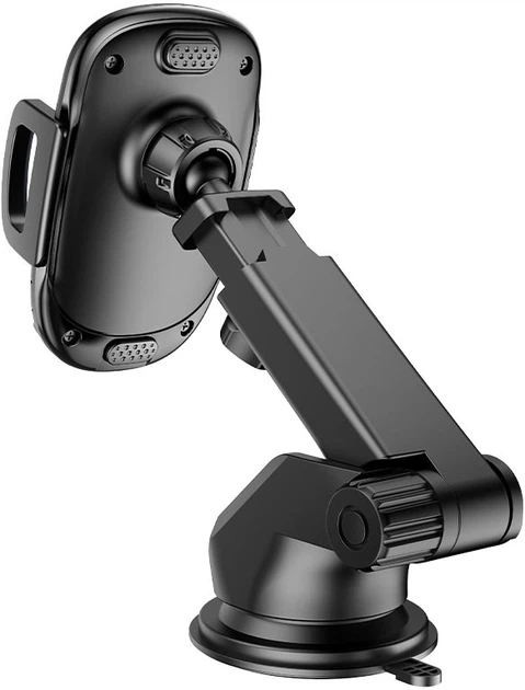 Автотримач для телефона Borofone BH53 Windy Center Console Car Holder Black/Gray (BH53B) - зображення 4