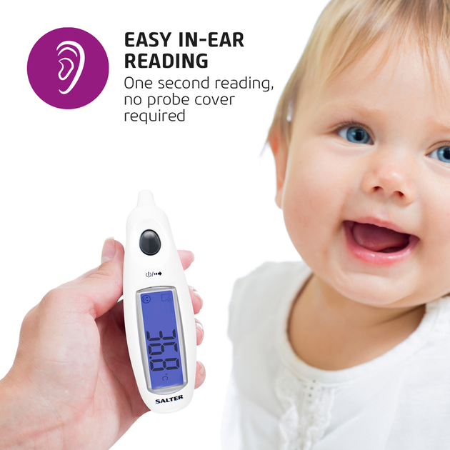 Termometr na podczerwień SALTER Ear Thermometer (5010777147094) - obraz 8