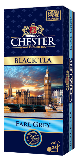 Чай Chester Earl Grey черный 25*2 (24) - Фото 1 Чай Chester Earl Grey черный 25*2 (24) - изображение 1