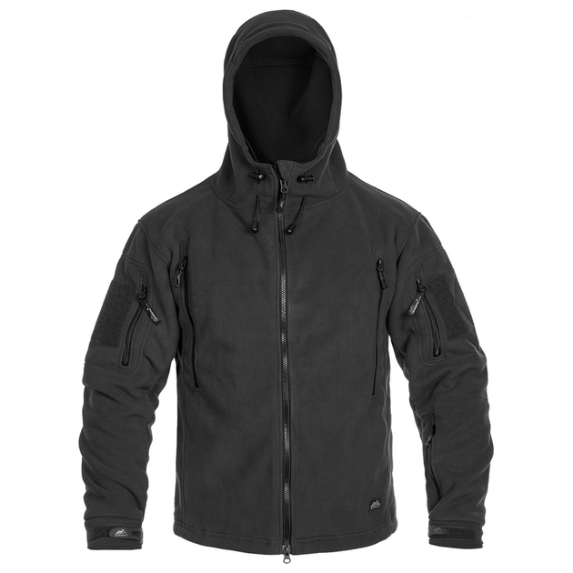 Куртка тактична Helikon-tex Флісова S Чорна PATRIOT JACKET - HEAVY FLEECE S BLACK (BL-PAT-HF-01-B03-S) - зображення 1