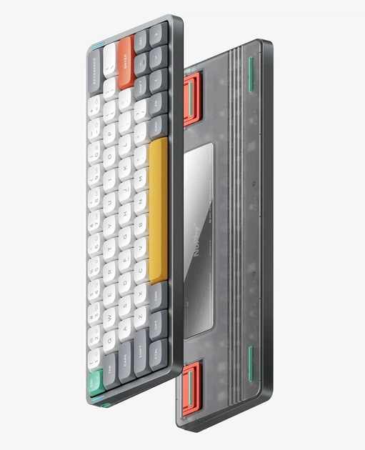 Беспроводная механическая клавиатура Nuphy Air60 V2/ Aloe switch (linear, 37g) / Color - Lunar Gray / Hot-Swappable, RGB, ANSI US - изображение 4