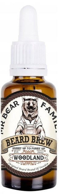 Олія для бороди Mr Bear Family Beard Brew Woodland Beard Oil 30 мл (73144953) - зображення 1
