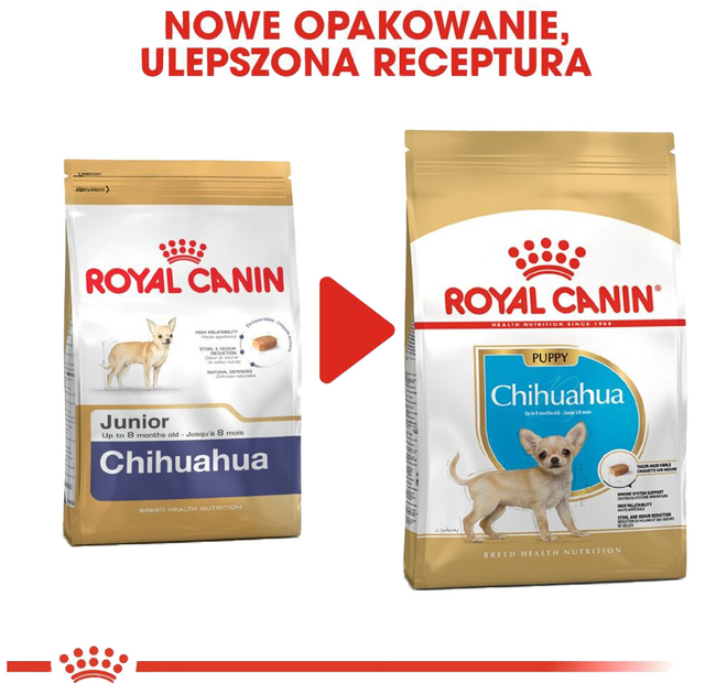 Сухий корм Royal Canin Chihuahua Puppy для цуценят породи чихуахуа 500 г (3182550722537) - зображення 2