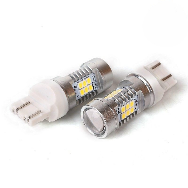 Светодиодные лампы W21/5W Led в габариты Carlamp 4G-Series (4G21/7443 ...