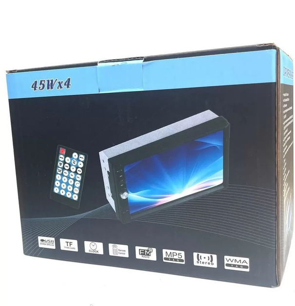 Автомагнитола 2DIN 7010 little + пульт - изображение 3