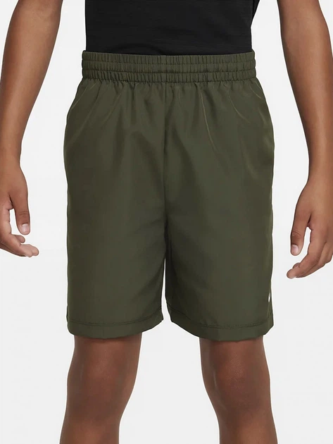 Детские шорты на резинке Nike B Nk Df Multi Wvn Short DX5382-325 131-140 см Cargo Khaki/White (196153641105) - Фото 1 Детские шорты на резинке Nike B Nk Df Multi Wvn Short DX5382-325 131-140 см Cargo Khaki/White (196153641105) - изображение 1