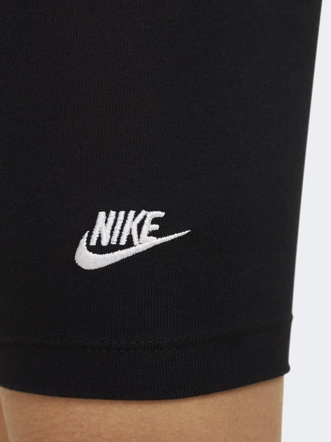 Детские велосипедки на резинке для девочки Nike G Nsw 7 In Bike Short DX5066-010 XS 122-128 см Black/White (196153460997) - изображение 4