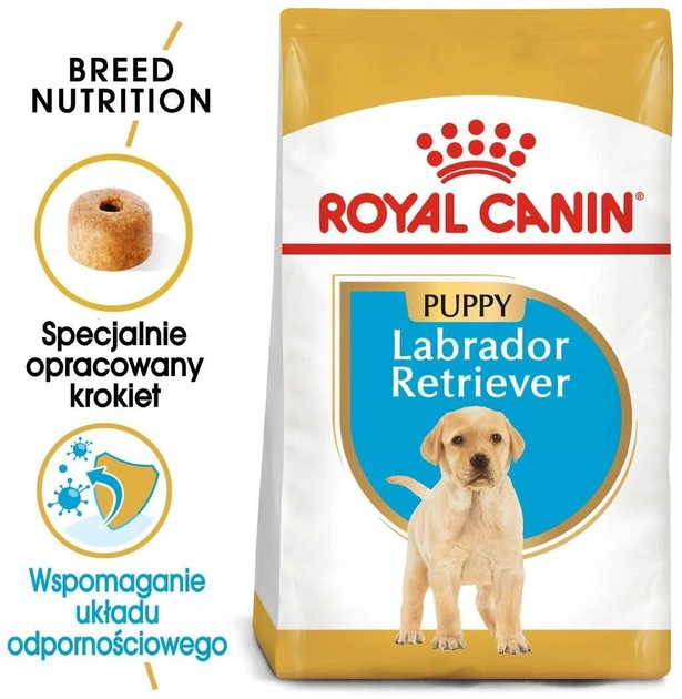 Sucha karma Royal Canin Labrador Retriever Puppy dla szczeniąt rasy Labrador Retriever 1 kg (3182550725484) - obraz 2