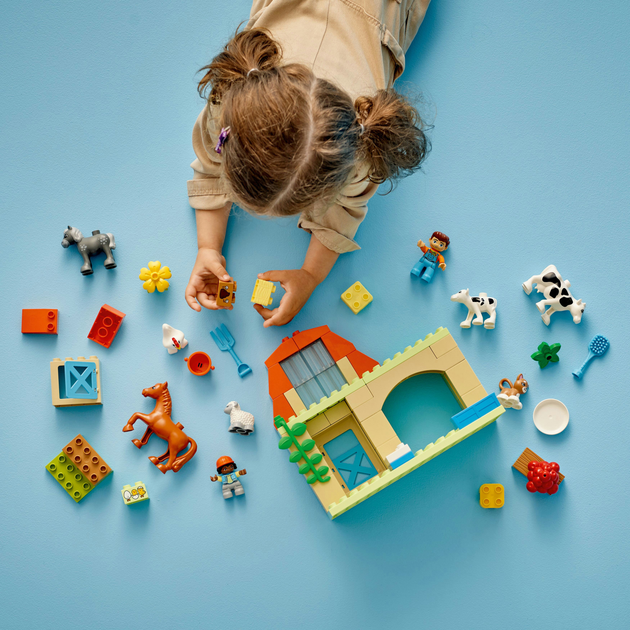Конструктор LEGO DUPLO Town Догляд за тваринами на фермі 74 деталей (10416) - зображення 9