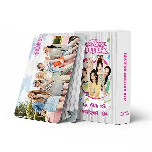 Фотокарточки K-POP lomo card карточки Itzy - 2024 Best friends forever #2 - 55 шт - изображение 2