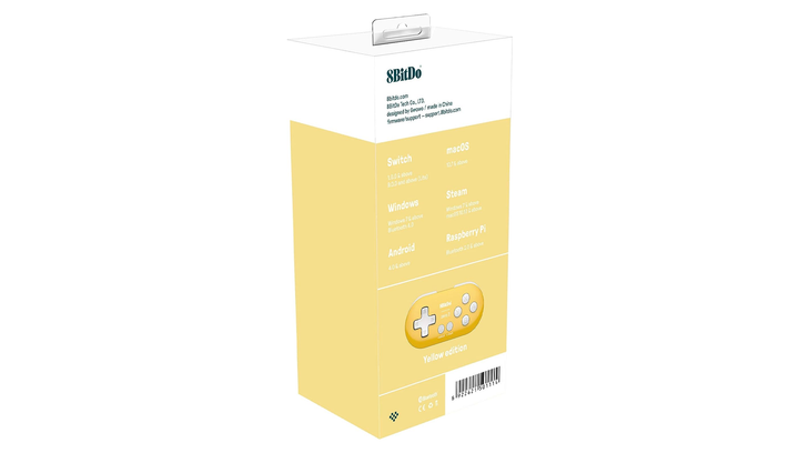 Геймпад Беспроводной 8BitDo Switch Zero 2 Yellow - Фото 6 Геймпад Беспроводной 8BitDo Switch Zero 2 Yellow - изображение 6