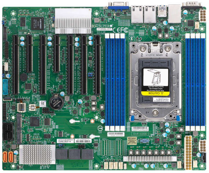 Płyta główna Supermicro MBD-H12SSL-CT-O (sSP3, SoC, PCI-Ex16) - obraz 1