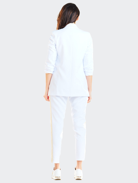 Піджак подовжений жіночий Awama A267 106715 XL White (5902360536418) - зображення 2