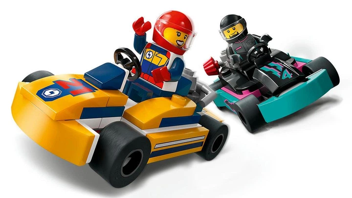 Конструктор LEGO City Картинг і гонщики 99 деталей (60400) - зображення 3