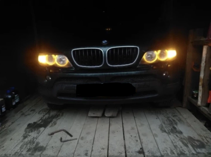 LED маркеры BMW ангельсике глазки E39 E53 E60 E87 E83 E61 E63 янтарные - изображение 5