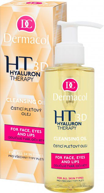 Олія для зняття макіяжу Dermacol Hyaluron Therapy 3D Cleansing Oil 150 мл (8590031108827) - зображення 1