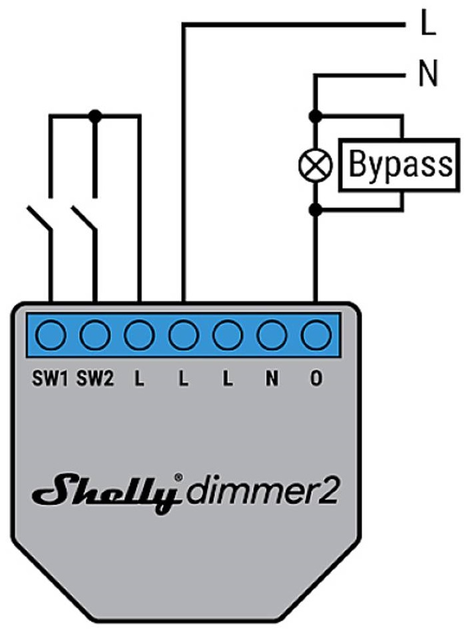 Moduł mostka obciążenia Shelly Bypass (3800235266113) - obraz 2
