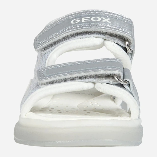 Дитячі сандалії для дівчинки Geox J928UB-0ASAJ-C1007 32 Сріблясті (8058279875265) - зображення 3