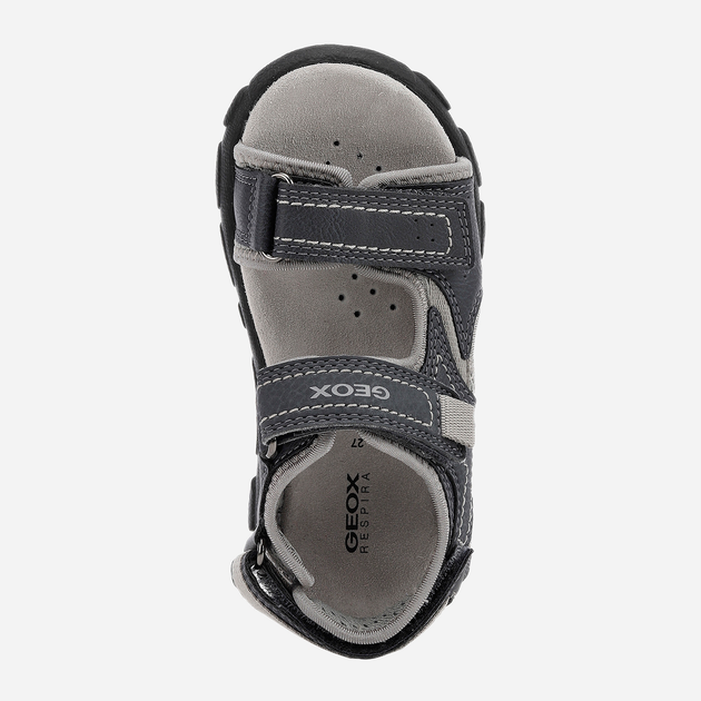 Підліткові сандалії для хлопчика Geox J0224A-0MECE-C0661 35 Чорні (8054730459333) - зображення 4