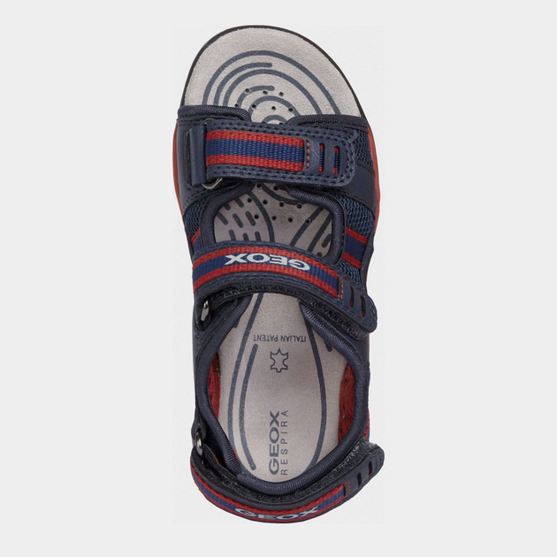 Sandały chłopięce Geox J020RD-014ME-C0735 37 Granatowe z czerwonym (8050036032409) - obraz 5
