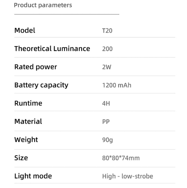 Ліхтар для кемпінгу акумуляторний T20 SuperFire 180 Lumen IP42 - Фото 3 Ліхтар для кемпінгу акумуляторний T20 SuperFire 180 Lumen IP42 - зображення 3