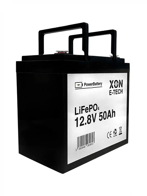 Аккумулятор LiFePO4 XON 12.8V 50Ah PowerBattery (XBLFPW1205 4613) - изображение 2