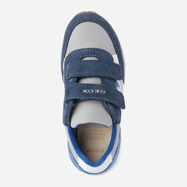 Sneakersy chłopięce na rzepy Geox J159EA-03T22-C0244 30 Niebieskie (8050036588210) - obraz 4