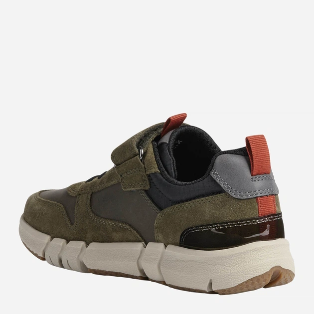 Sneakersy chłopięce na rzepy Geox J169BC-0ME22-CA37M 38 Khaki (8050036291158) - obraz 3
