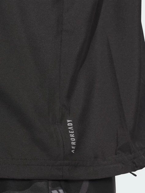 Спортивная ветровка мужская Adidas Run It Jacket Il7230 M Черная (4067887729499) - изображение 5