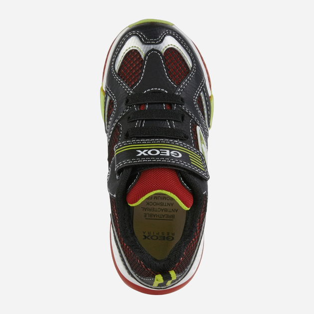Buty sportowe chłopięce na rzepy Geox J16FEA-0CE14-C0048 32 Wielokolorowe (8050036537201) - obraz 4