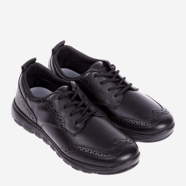 Підліткові шкіряні кросівки для хлопчика Geox J843NB-043BC-C9999 35 Чорні (8058279483262) - зображення 2