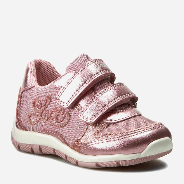 Buty sportowe dziecięce dla dziewczynki na rzepy Geox B7233A-0NFEW-C8004 25 Różowe (8051516530149) - obraz 1