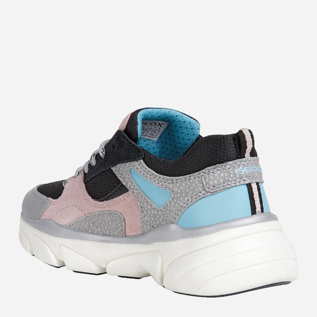 Buty sportowe dziecięce dla dziewczynki Geox J02BGD-0BC14-C1FK8 30 Wielokolorowe (8054730389197) - obraz 3