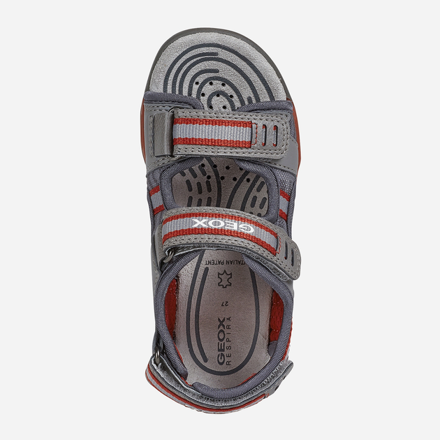 Дитячі сандалії для хлопчика Geox J020RD-014ME-C0051 29 Сірі (8054730455618) - зображення 4
