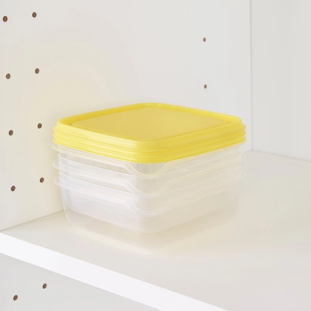 Харчові контейнери 3шт. Ikea PRUTA 903.358.43 - изображение 2