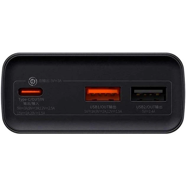 Power Bank Baseus Star-Lord Digital Display 10000mAh 30W Cluster Портативний Акумулятор Повербанк P10022907113-00 швидка зарядка - зображення 3