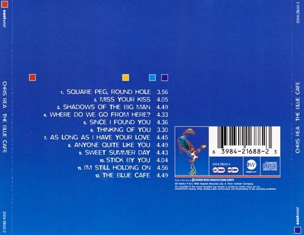 CHRIS REA – The Blue Cafe (CD, б/у, Germany) - изображение 2