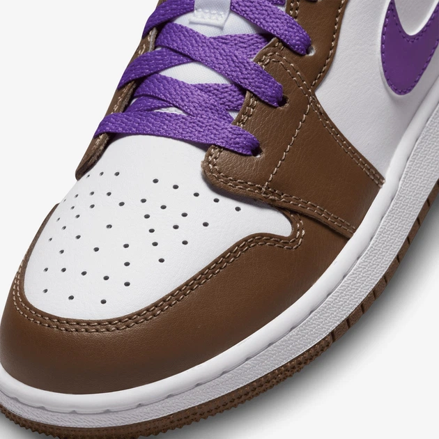 Jordan 1 Low GS Purple Mocha 553560-215 36.5 (23.5 см