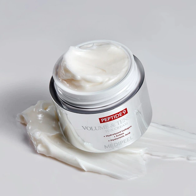 Пептидный крем для лица с матриксилом от морщин Medi-Peel Peptide 9 Volume & Tension Tox Cream Pro, 50 г - изображение 2
