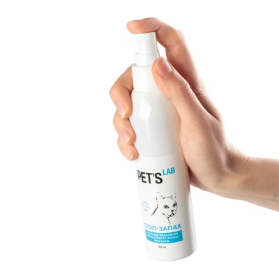 Спрей для животных Pet's Lab Стоп-запах от жизнедеятельности кошек 150 мл (9750) – купить онлайн на ROZETKA