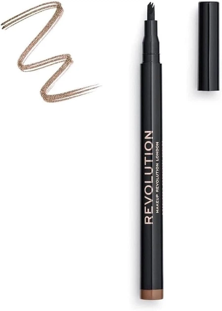 Карандаш-маркер Makeup Revolution Micro Brow Pen - Light Brown - Фото 1 Карандаш-маркер Makeup Revolution Micro Brow Pen - Light Brown - изображение 1