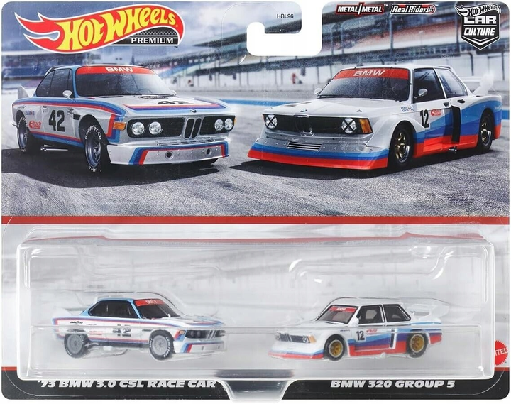 Набір машинок Mattel - Hot Wheels Premium 2-pack - BMWs (0194735102358) - зображення 1